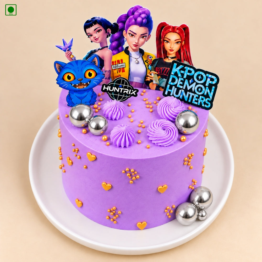 Pink KPop Glam Cake - Gurgaon, Delhi & Noida