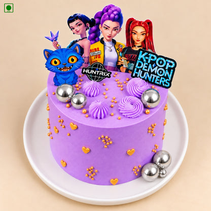 Pink KPop Glam Cake - Gurgaon, Delhi & Noida