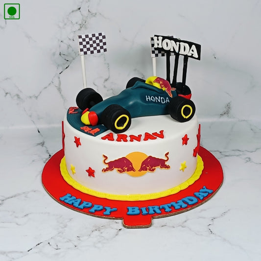 Racing Car Lover Cake - Cake Gurgaon & Delhi NCR | Cakofy