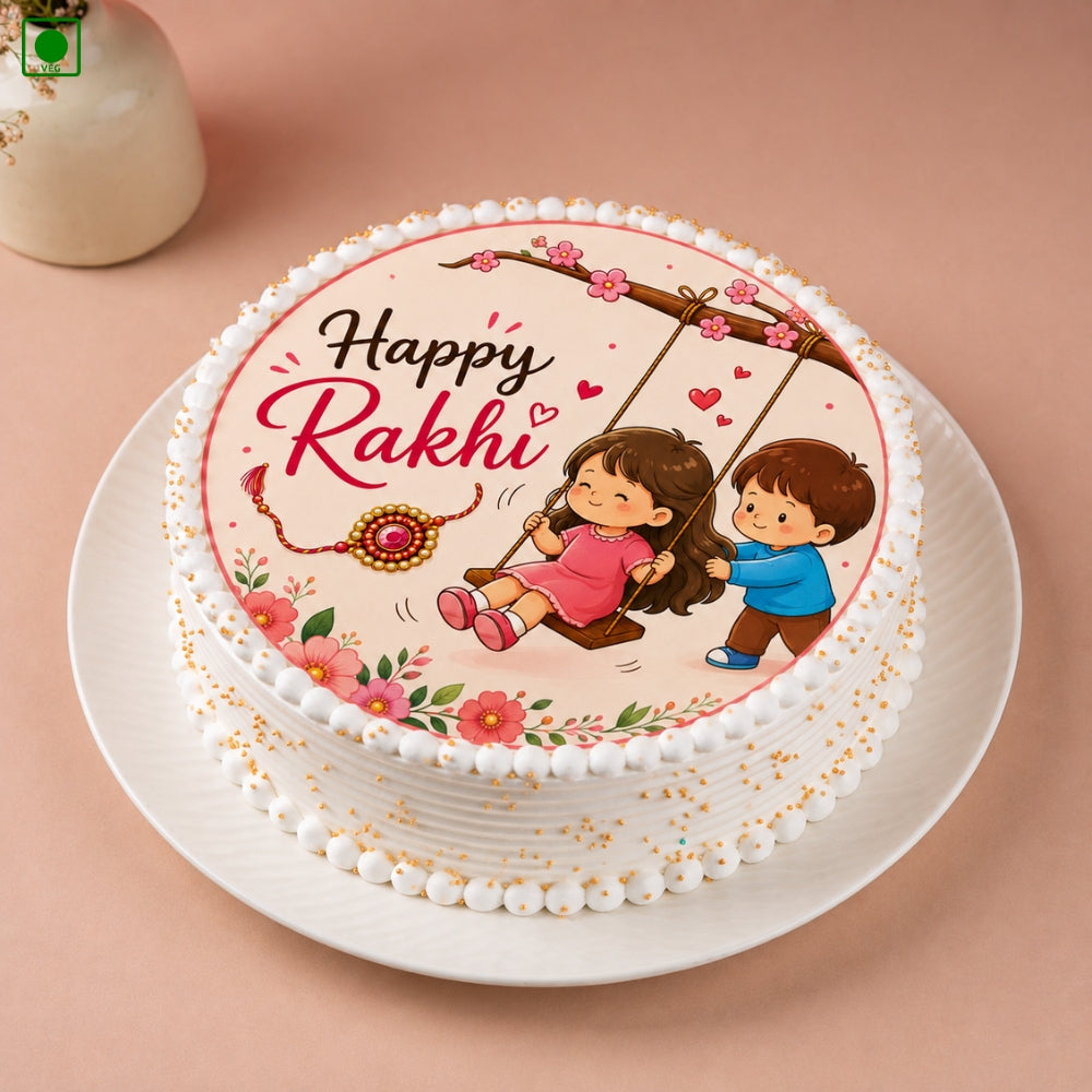 Rakhi Brother Sister Cake