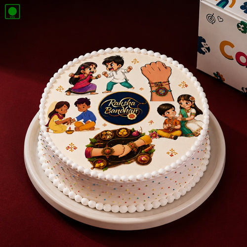 Raksha Bandhan Photo Cake
