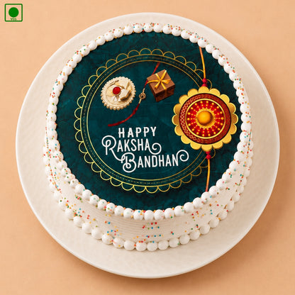 Raksha Bandhan Rakhi Photo Cake - Gurgaon, Delhi & Noida