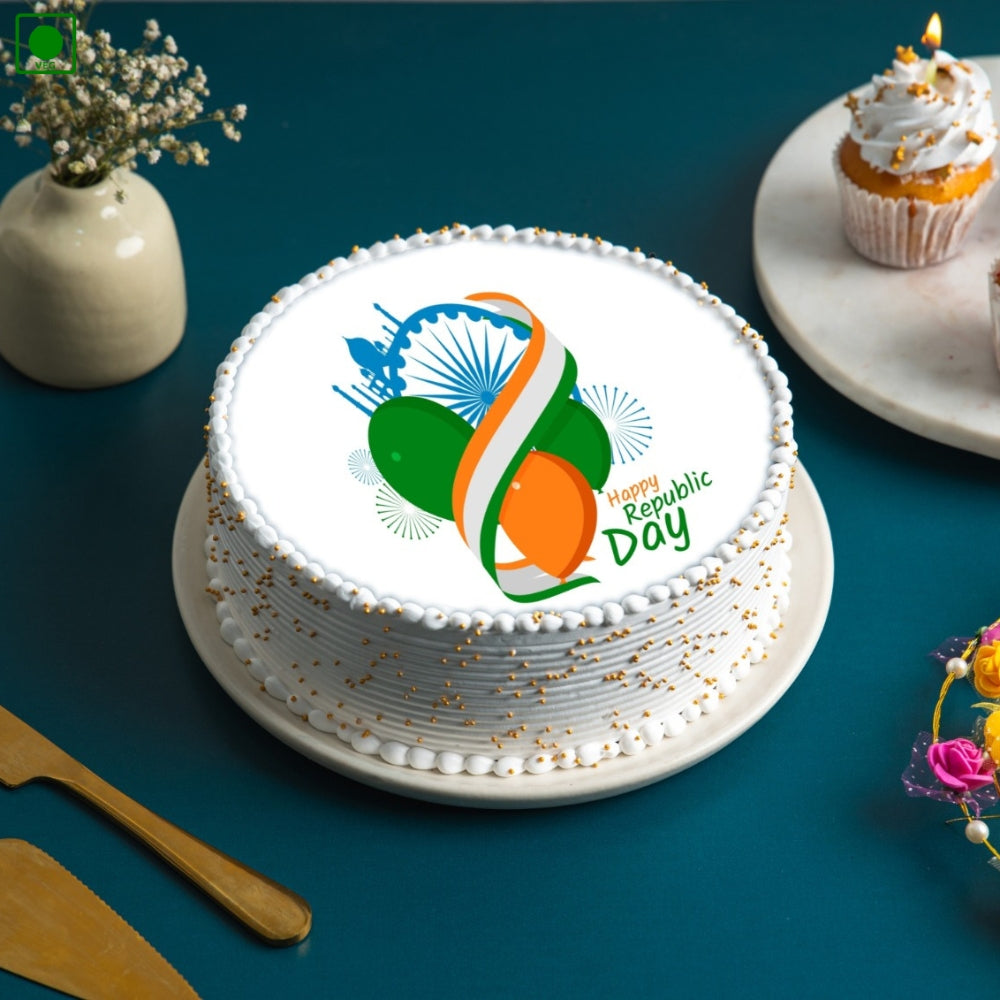 Republic Day Balloon Cake – Gurgaon & Delhi NCR | Cakofy