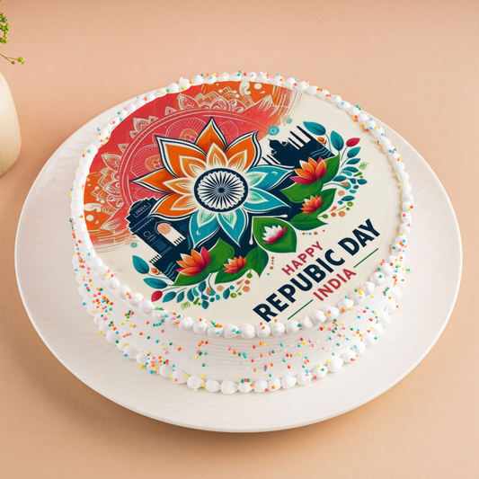 Republic Day Poster Cake – Gurgaon & Delhi NCR | Cakofy