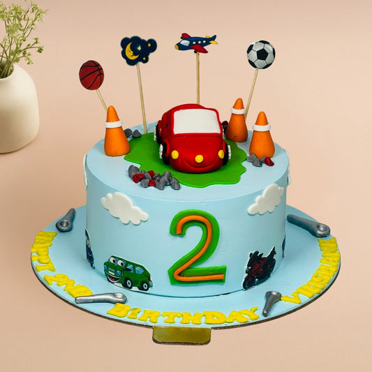 Road & Car Theme Cake - Cake Gurgaon & Delhi NCR | Cakofy