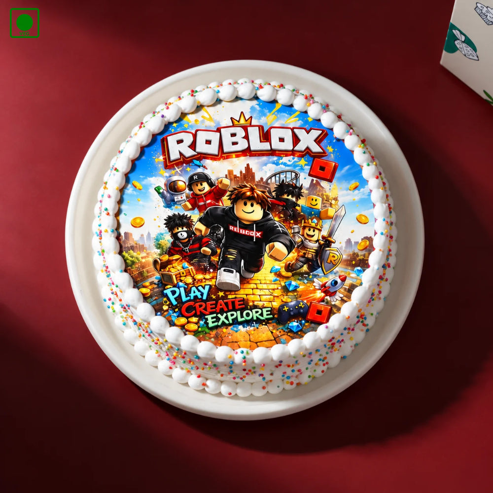 Roblox Action Adventure Cake - Gurgaon, Delhi & Noida