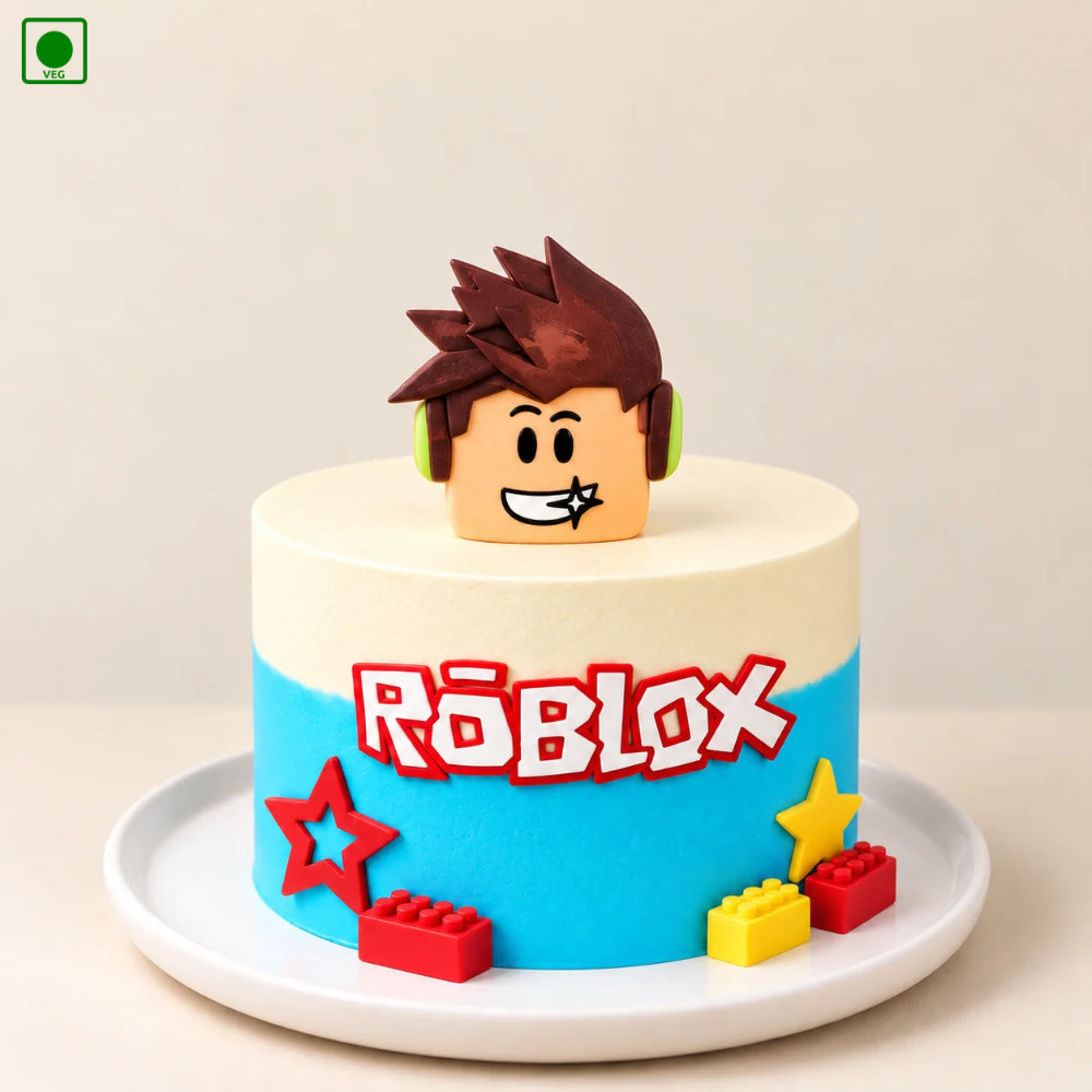 Roblox Character Topper Cake - Gurgaon, Delhi & Noida