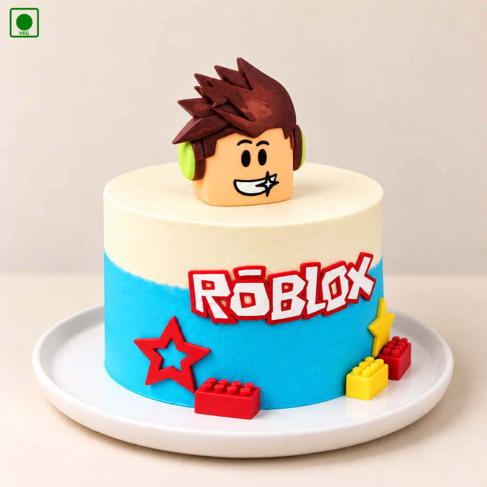 Roblox Character Topper Cake - Gurgaon, Delhi & Noida