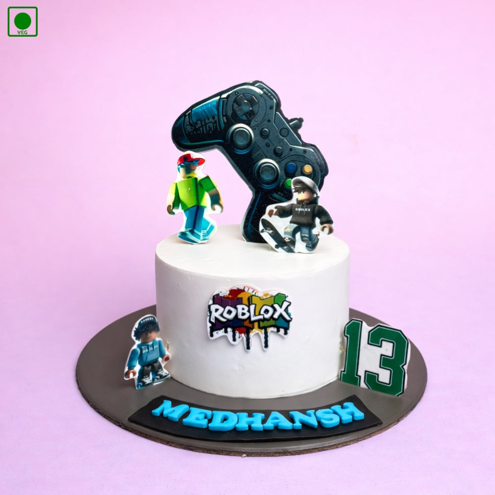 Roblox Gaming Cake – Gurgaon & Delhi NCR | Cakofy