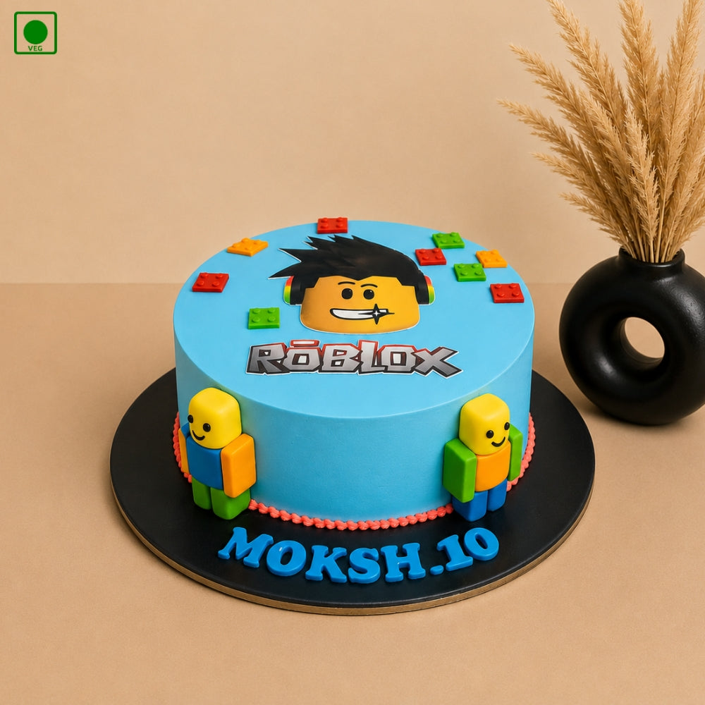 Roblox Theme Cake – Gurgaon & Delhi NCR | Cakofy