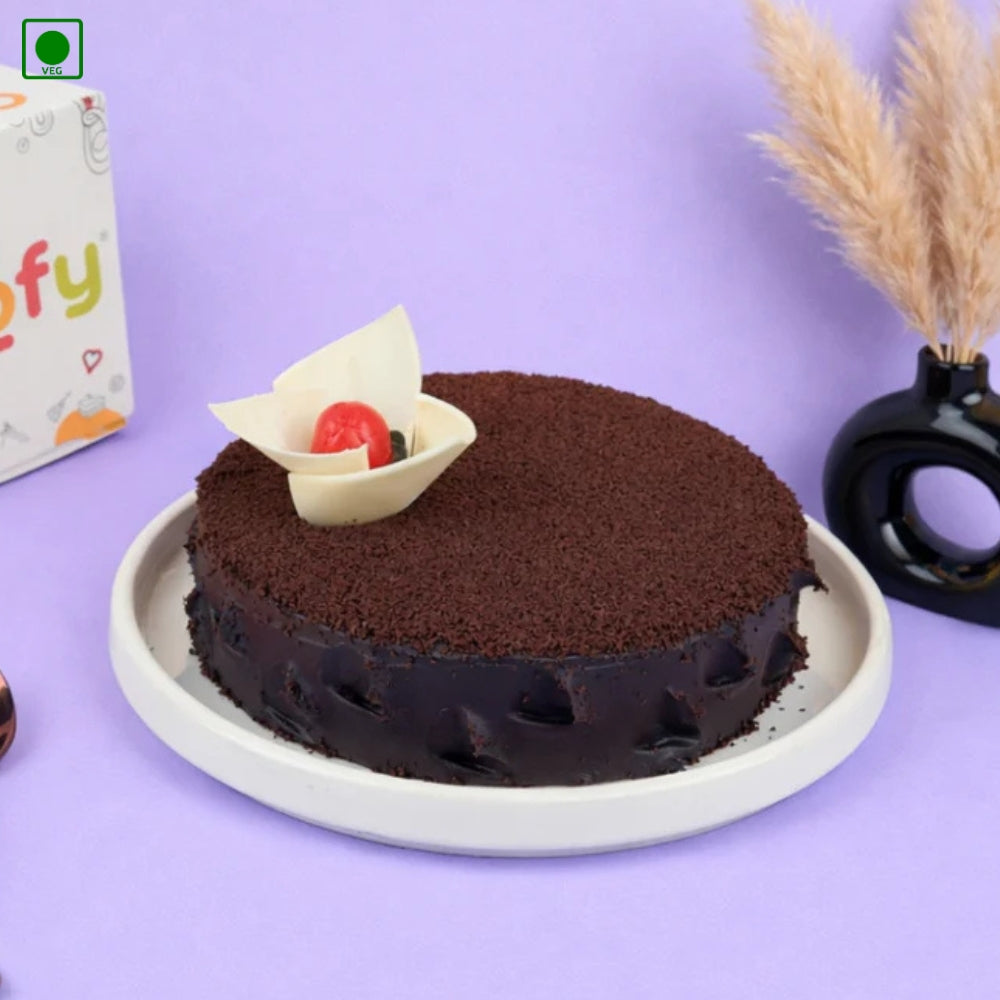 Round Choco Mud Cake - Gurgaon & Delhi NCR | Cakofy