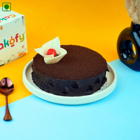 Round Choco Mud Cake - Gurgaon & Delhi NCR | Cakofy