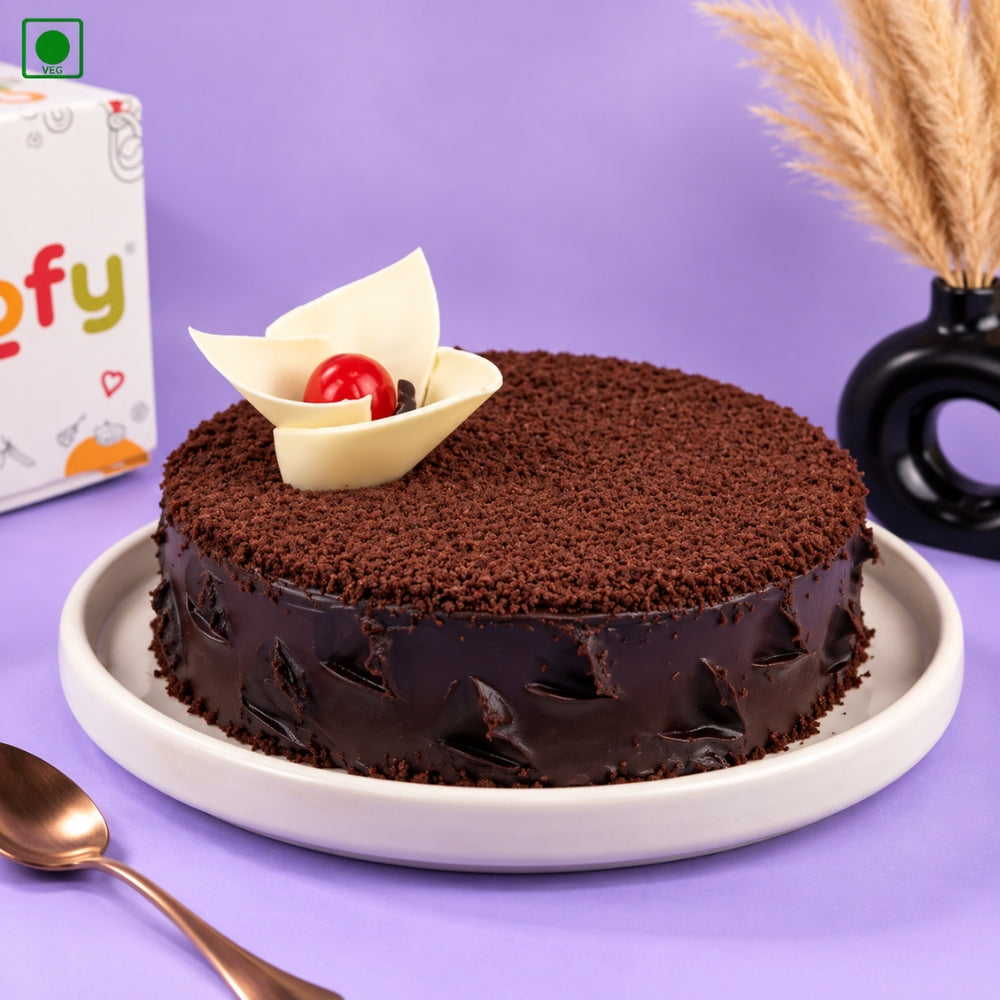 Round Choco Mud Cake - Gurgaon, Delhi & Noida