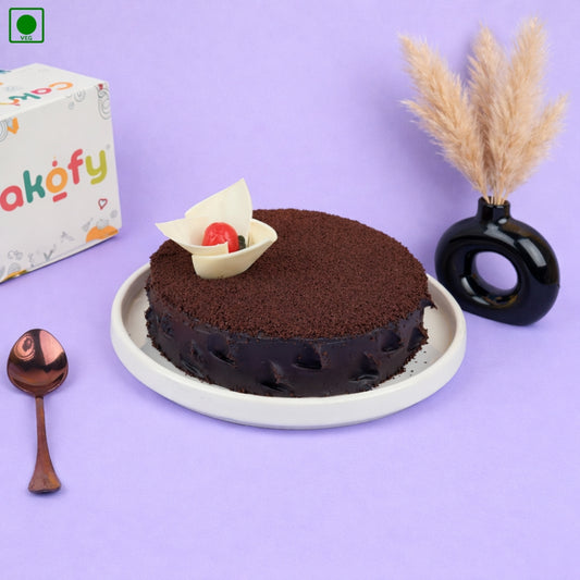 Round Choco Mud Cake