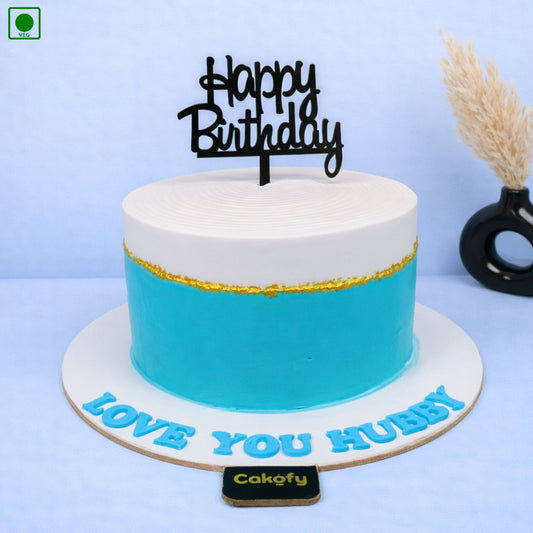 Royal Blue Birthday Cake – Gurgaon & Delhi NCR | Cakofy