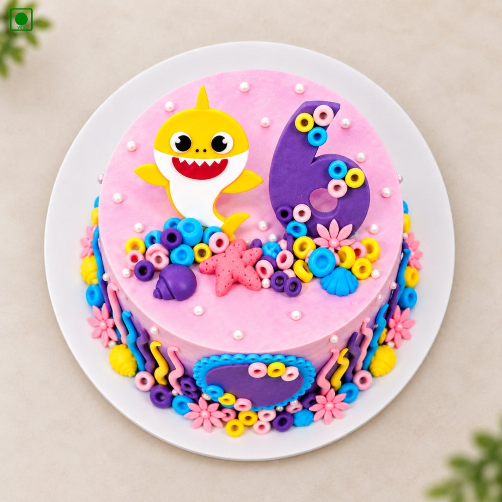 Shark Adventure Kids Cake - Gurgaon, Delhi & Noida