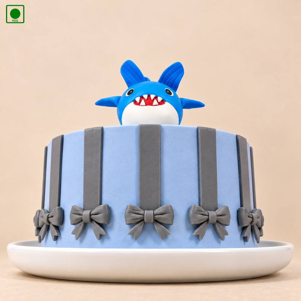 Shark Party Cake - Gurgaon, Delhi & Noida