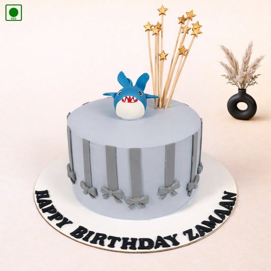 Shark Party Cake - Gurgaon, Delhi & Noida