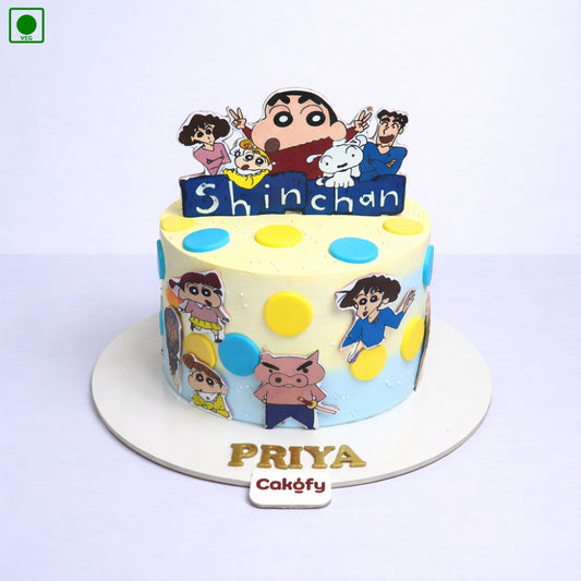 Shinchan Theme Cake - Gurgaon & Delhi NCR | Cakofy