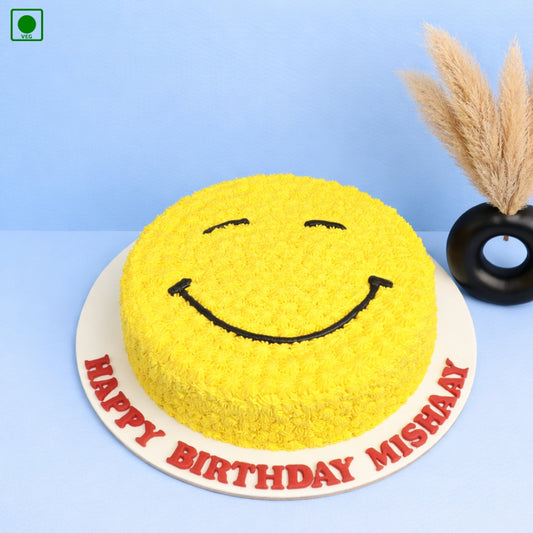 Smiley Face Birthday Cake - Gurgaon & Delhi NCR | Cakofy