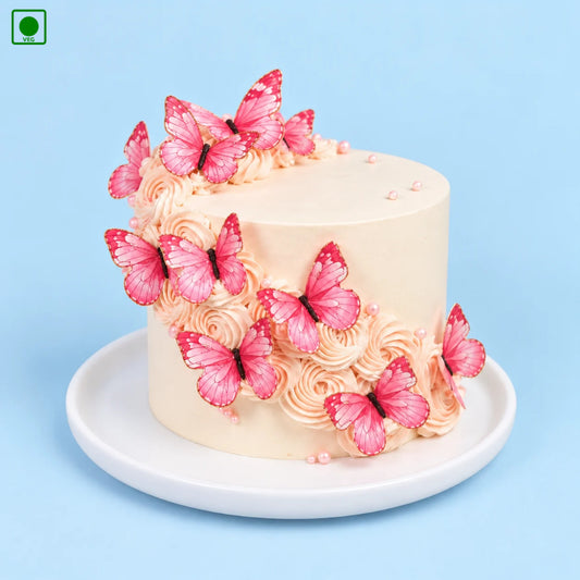 Soothing Butterfly Cake