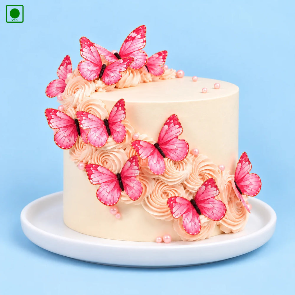 Soothing Butterfly Cake