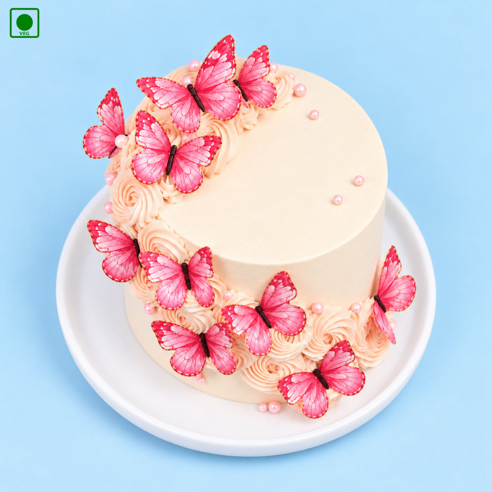 Soothing Butterfly Cake