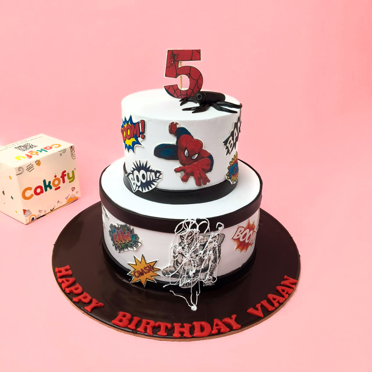 Spider Man Theme Cake - Gurgaon & Delhi NCR | Cakofy