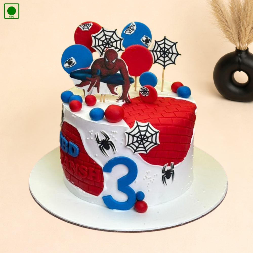 Spiderman Designer Cake – Gurgaon & Delhi NCR | Cakofy