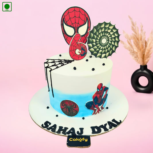 Spiderman Web Power Cake – Gurgaon & Delhi NCR | Cakofy