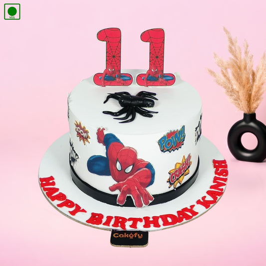 Spidey Power Cake – Gurgaon & Delhi NCR | Cakofy
