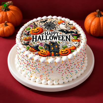 Spooky Pumpkin Party Cake - Gurgaon, Delhi & Noida