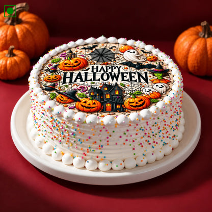 Spooky Pumpkin Party Cake - Gurgaon, Delhi & Noida