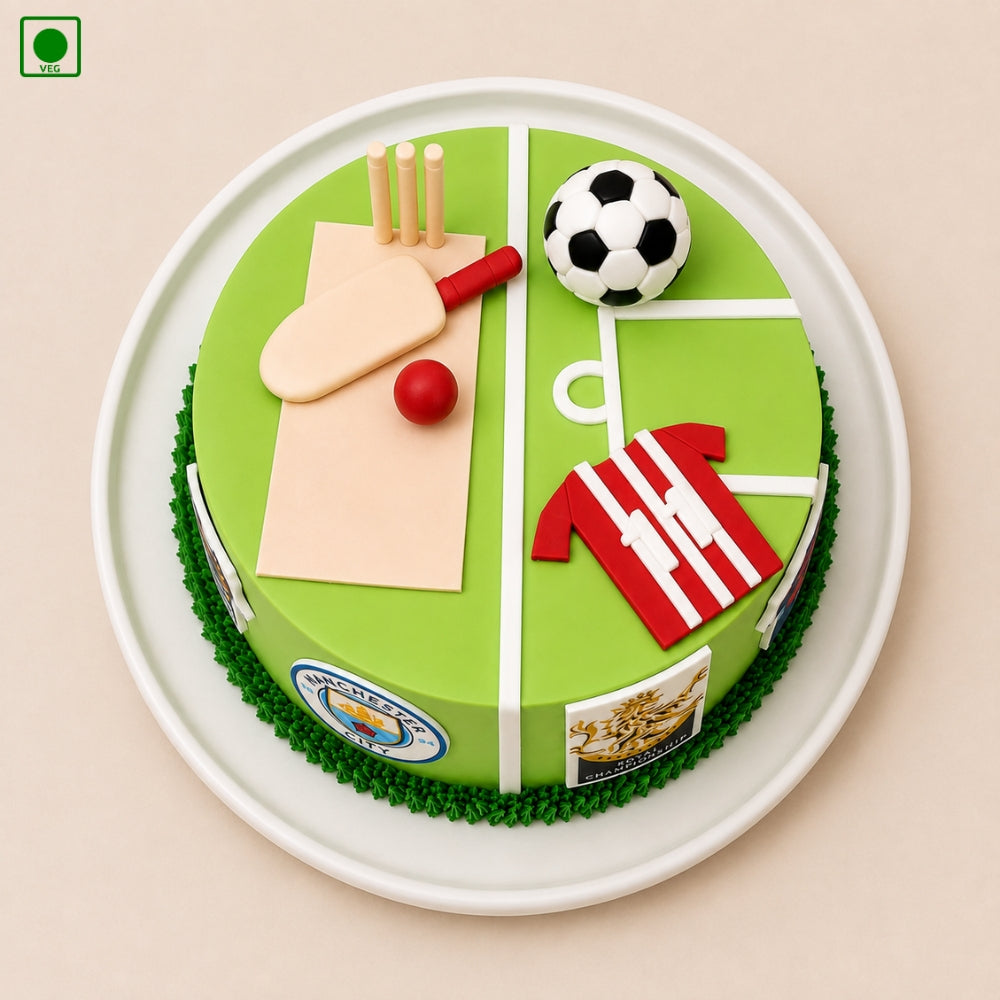 Sports Theme Cake – Gurgaon, Delhi & Noida
