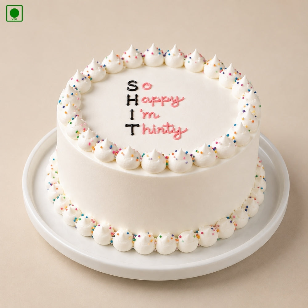 Sprinkle Cream Cake - Gurgaon, Delhi & Noida
