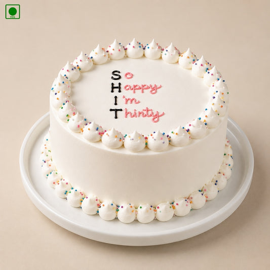 Sprinkle Cream Cake - Gurgaon, Delhi & Noida