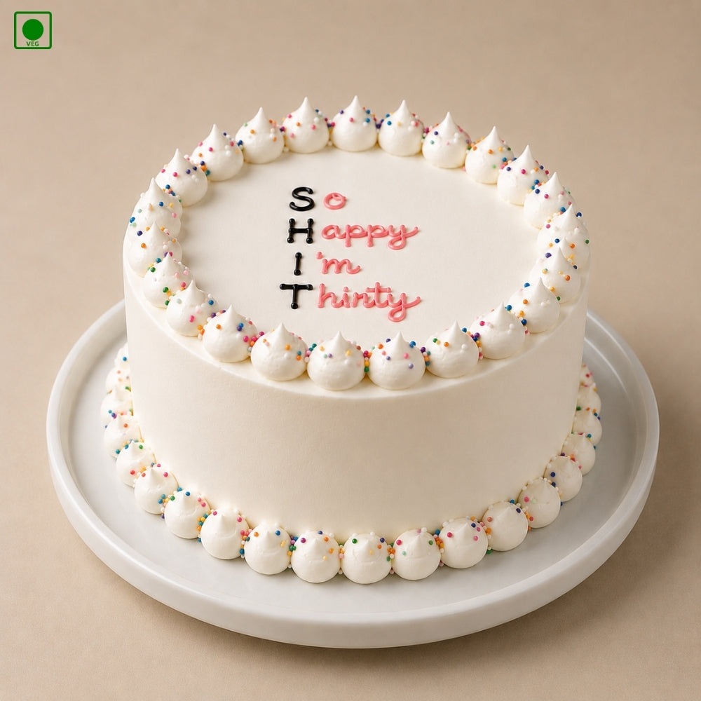 Sprinkle Cream Cake - Gurgaon, Delhi & Noida