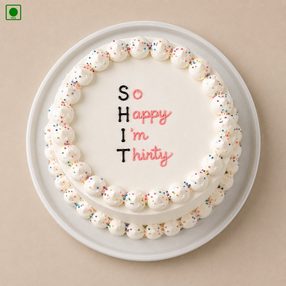 Sprinkle Cream Cake - Gurgaon, Delhi & Noida