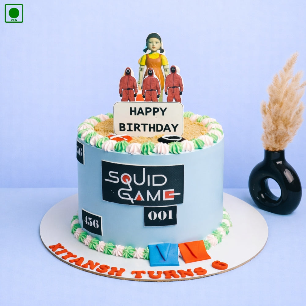Squid Game Theme Cake – Gurgaon & Delhi NCR | Cakofy