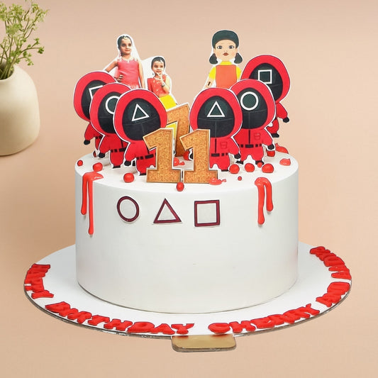 Squid Game Cake– Gurgaon & Delhi NCR | Cakofy
