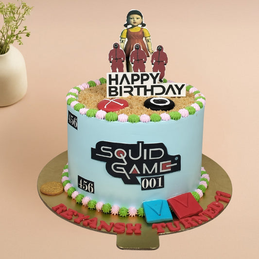 Squid Game Theme Cake – Gurgaon & Delhi NCR | Cakofy
