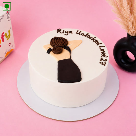 Stylish Modern Theme Cake - Gurgaon, Delhi & Noida