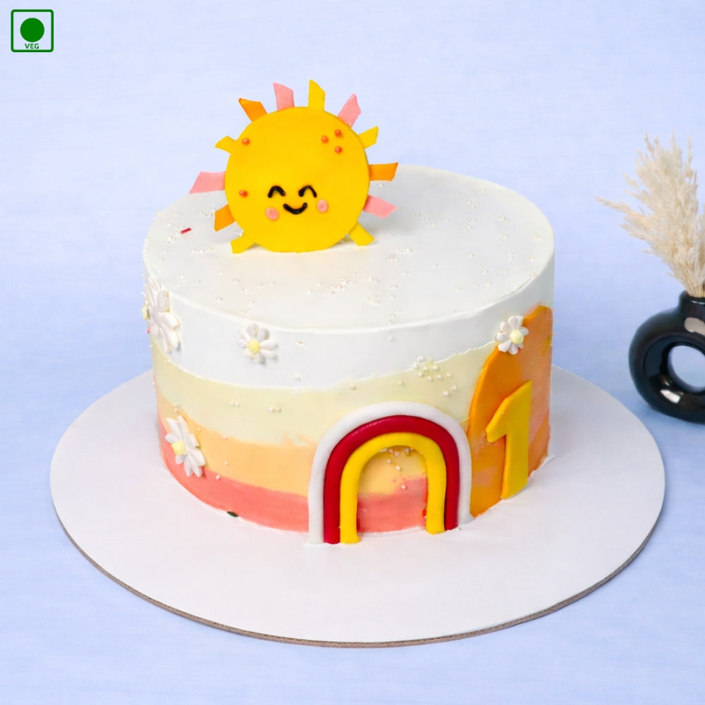 Sunshine Rainbow Cake - Gurgaon & Delhi NCR | Cakofy