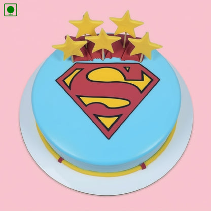 Superman Theme Cake - Gurgaon, Delhi & Noida