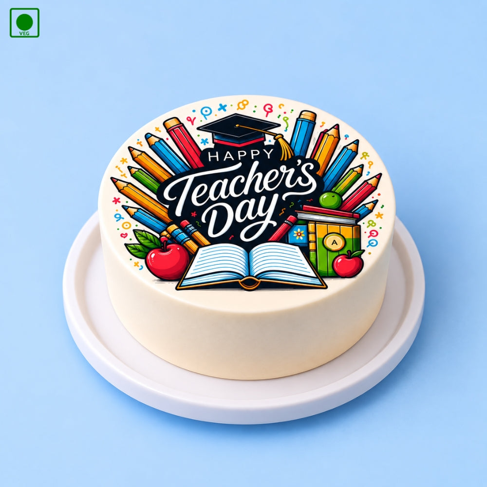 Teacher’s Day Bento Photo Cake – Gurgaon, Delhi & Noida