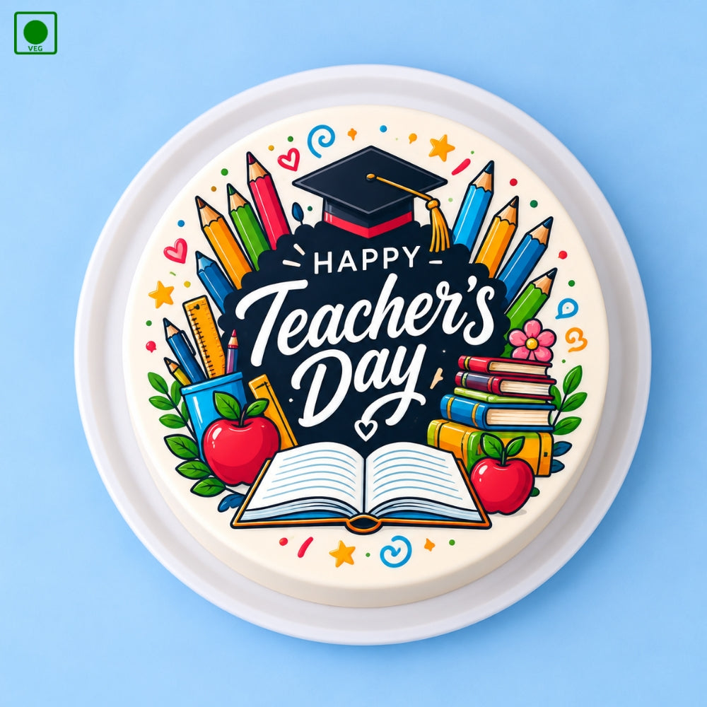 Teacher’s Day Bento Photo Cake – Gurgaon, Delhi & Noida
