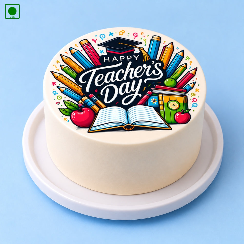 Teacher’s Day Bento Photo Cake – Gurgaon, Delhi & Noida