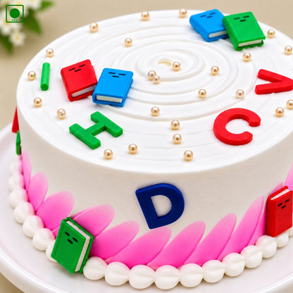Teacher’s Day Books Cake