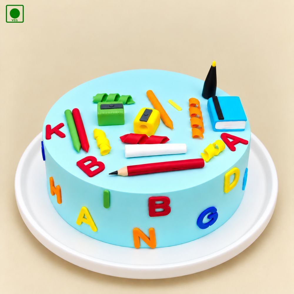 Teacher's Day Stationery Cake