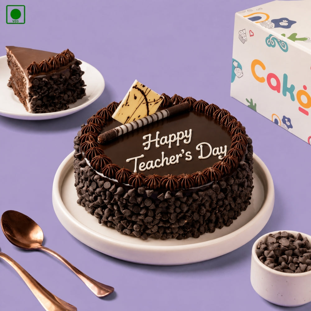 Teacher's Day Special Choco Chips Cake – Gurgaon, Delhi & Noida
